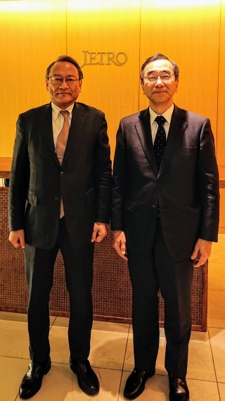 JETRO佐々木理事長表敬